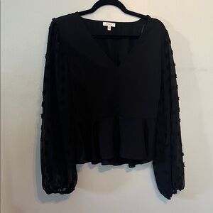 Elegant Black Women's Top
